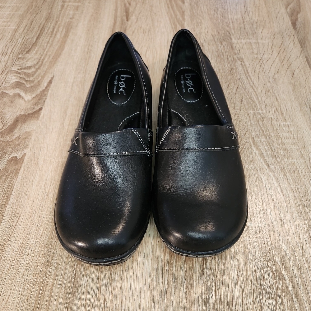 b.o.c. Classic Black Leather Loafers